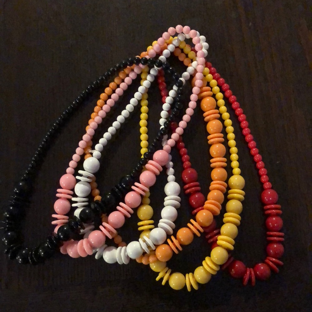 color bead Necklaces
